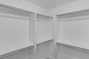 View of spacious closet