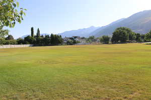 View of mountain backdrop