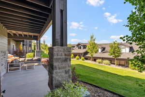View of patio