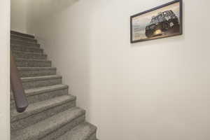 View of stairs
