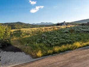 View of mountain backdrop