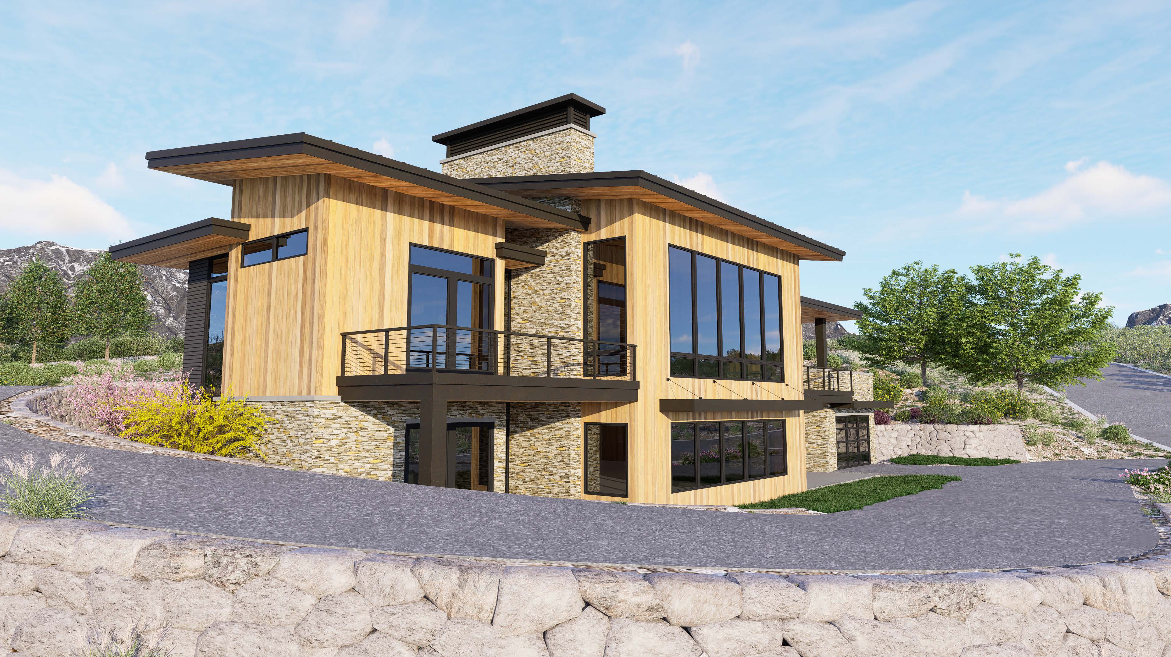 Renderings of available engineered plans.