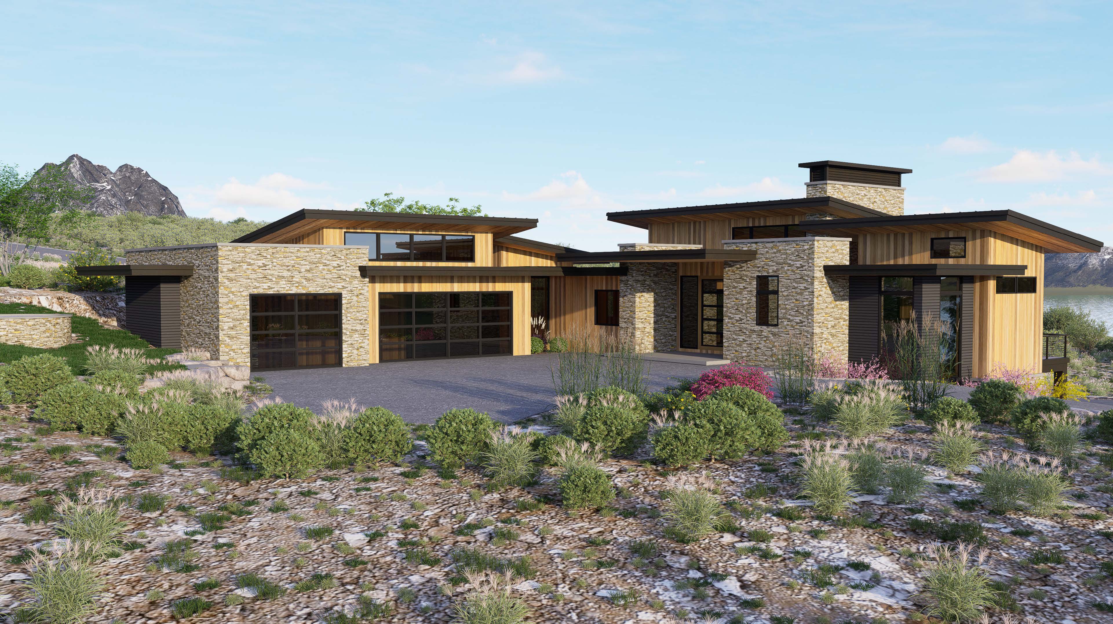Renderings of available engineered plans.