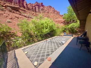 View of patio