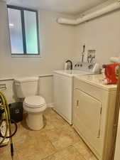Laundry area featuring washer and dryer