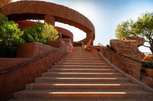 View of stairs
