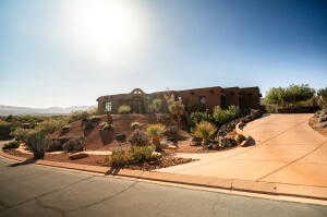View of adobe home