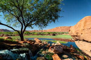 Water view with a mountain backdrop