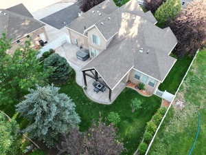 Aerial view of property