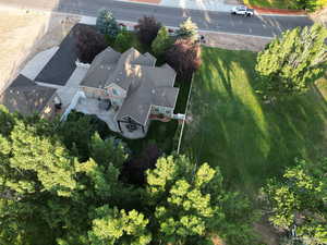 Aerial view of property
