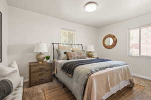 Primary bedroom (with room for King Bed).
