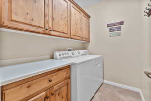 Laundry with washer/dryer included