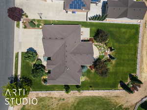 Aerial view of property and surrounding area