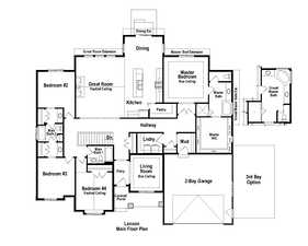 View of floor plan / room layout