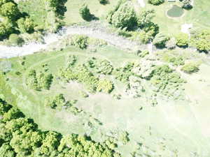 Aerial view of property's location featuring rural landscape