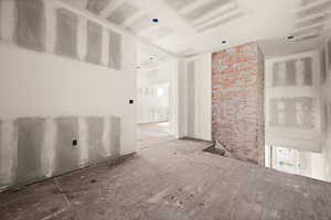 View of spare room