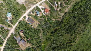 Aerial overview of property's location