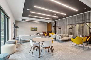 View of dining space