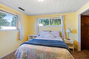 Bedroom featuring carpet floors