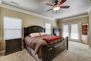 Spacious primary bedroom suite