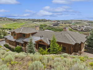 View from above of property