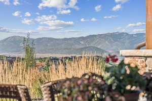 View of mountain background