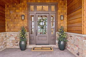 Entrance to property