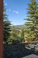 View of mountain background