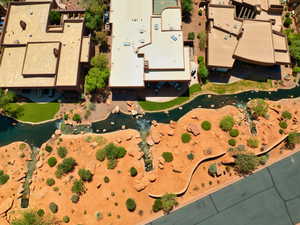 Aerial overview of property's location