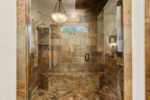 Full bath with a stall shower