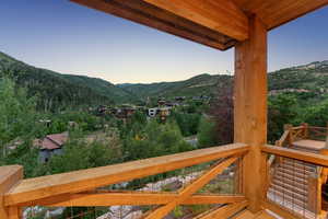 View of mountain backdrop