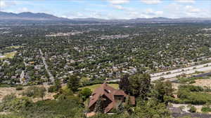 Aerial view of mountains