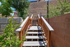 View of staircase