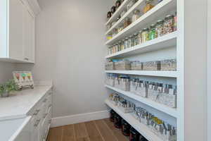View of storage area