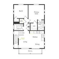 View of floor plan / room layout
