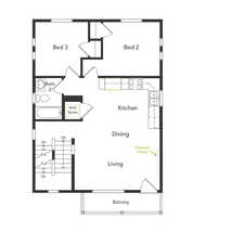 View of home floor plan