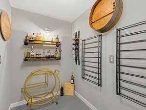 Hall featuring baseboards