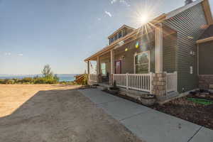 View of front of house with a porch
