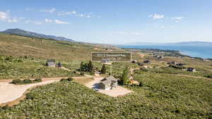 View of mountain background