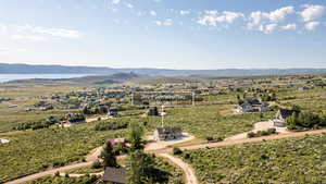 Bird's eye view of mountains