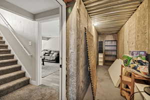 View of storage area