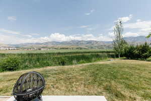 Mountain view featuring rural landscape