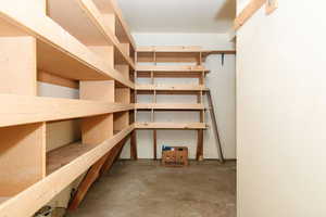 View of storage area