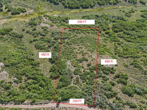 Map / location with property parcel outlined