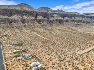 Mountain view featuring rural landscape. Looking East