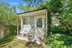 View of shed