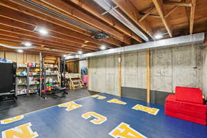 Exercise room, also great for kids play area