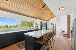 Kitchen has forever views!