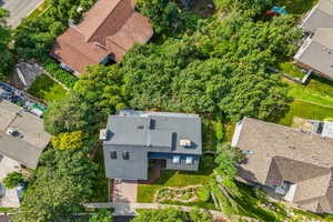 Aerial view of property's location