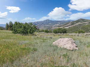 View of mountain background
